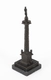 Antique French Grand Tour Bronze Model of Vendome Column 19thC