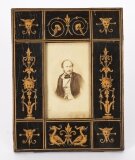 Vintage Sorrento Olive Wood Rectangular Portrait Photo Frame19thC 19.5x10cm