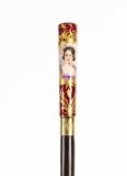 Antique French Sevres Porcelain Walking Sword Stick 19th C 89cm 35 inches