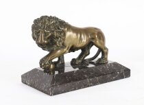 Antique French Grand Tour Bronze Sculpture of The Medici Lion 19th C
