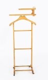 Vintage Walnut Valet Clothes Stand Late 20th C