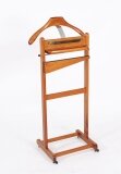 Vintage Edwardian Revival Walnut Valet Clothes Stand 20th C