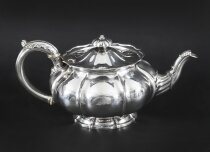 Antique Rare Georgian Sterling Silver Teapot by Paul Storr 1830 19th Century
