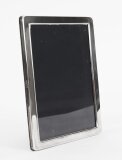 Vintage Sterling Silver Rectangular Portrait Photo Frame by Carrs 20thC 21x16cm