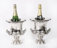 Antique Pair Old Sheffield George III Wine Coolers Circa1780 18th C