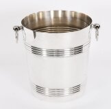 Antique Art Deco Silver Plated Wine Champagne Cooler by Christofle C1935