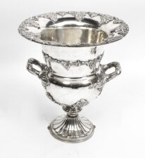 Vintage Large Silver Plated Wine Cooler 20th Century