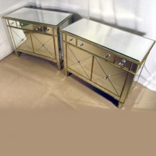 Art Deco Style Large Mirrored Cabinets Chests | Ref. no. 00268 | Regent Antiques