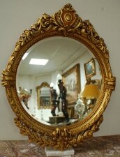 Gorgeous and Stunning Gilded Regency Oval Mirror | Ref. no. 00513 | Regent Antiques