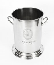 Vintage Louis Roederer Silver Plated Champagne Cooler 20th C