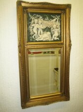 Stunning Italian Gilded Cherub Mirror Bevelled Glass | Ref. no. 00661 | Regent Antiques