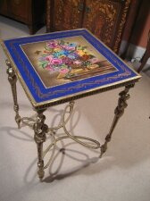 Louis XVI Gilded Ormolu Occasional Table Sevres Top | Ref. no. 00824 | Regent Antiques