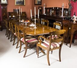 Regency Style Dining Table & 10 Chairs Set | Ref. no. 00952ca | Regent Antiques