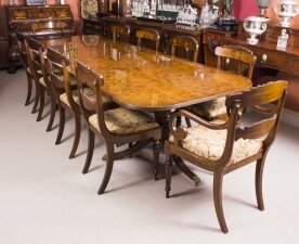 Regency Style Dining Table & 10 Chairs Set | Ref. no. 00952ca. | Regent Antiques