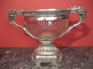 Victorian Style Silver Plate & Crystal Centrepiece | Ref. no. 01006 | Regent Antiques