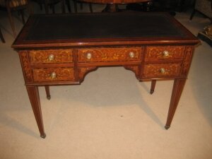 Antique Victorian Inlaid Writing Table Desk Circa 1880 | Ref. no. 01041 | Regent Antiques