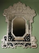 Gorgeous Large Venetian Etched  Mirror | Ref. no. 01118 | Regent Antiques