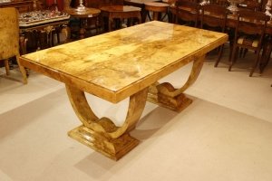 Stunning Art Deco Birdseye Maple Writing Table | Ref. no. 01246 | Regent Antiques