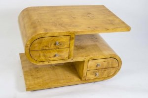 Art Deco Cabinet In Birdseye Maple | Ref. no. 01254 | Regent Antiques