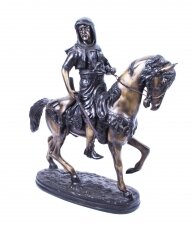 Bronze Statue of Bedouin Warrior Horseman | Ref. no. 01277 | Regent Antiques