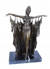 Art Deco Style Bronze Dancer Sculpture After Chiparus | Ref. no. 01286 | Regent Antiques
