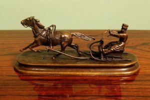 Stunning Bronze  Imperial Russia Winter Scene Grachev | Ref. no. 01313 | Regent Antiques