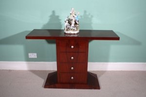 Elegant Rosewood Art Deco Style Console Side Table | Ref. no. 01474 | Regent Antiques