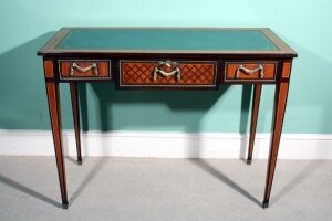 Elegant Italian Parquetry Small Mahogany Writing Table | Ref. no. 01479 | Regent Antiques