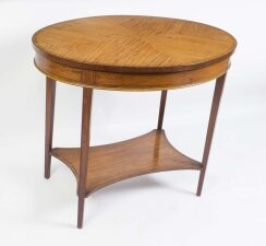 Antique Edwardian Satinwood Occasional Table c.1890 | Ref. no. 01547 | Regent Antiques