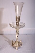 English Silver Plate & Cut Glass Cherub Centrepiece | Ref. no. 01570 | Regent Antiques