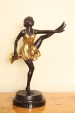 Stunning Bronze Dancing Girl Statue Bruno Zach | Ref. no. 01634 | Regent Antiques