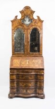 Antique Important Venetian Bureau Bookcase 