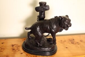 Distinguished Bullmastiff Dog Bronze Sculpture | Ref. no. 01678 | Regent Antiques