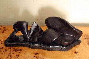 Abstract Modern Reclining Female Bronze Sculpture | Ref. no. 01687 | Regent Antiques