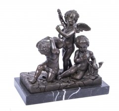 Bronze Sculpture of Cherubs | Bronze Cherub Statue | Ref. no. 01689 | Regent Antiques