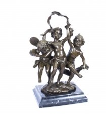 Bronze Sculpture of Cherubs | Bronze Cherub Statue | Ref. no. 01695 | Regent Antiques
