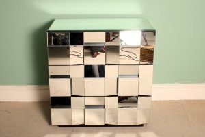 Unusual Ultra Modern Mirrored Cubist Chest of Drawers | Ref. no. 01707 | Regent Antiques
