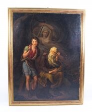 Antique Oil Painting "Fugit Irreparabile Tempus" c.1860 | Ref. no. 01731 | Regent Antiques