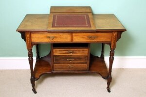 Antique Edwardian Inlaid Writing Table Desk Circa 1900 | Ref. no. 01812 | Regent Antiques
