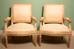 Stunning Pair Gilded French Louis XV Armchairs | Ref. no. 01913 | Regent Antiques