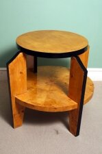 Unusual Art Deco Ebonised Maple Occasional Table | Ref. no. 01914 | Regent Antiques