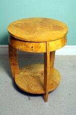 Stunning Art Deco Birdseye Maple Occasional Table | Ref. no. 01920 | Regent Antiques