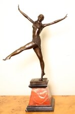 Sexy & Exotic Art Deco Bronze Dancer Chiparus | Ref. no. 01955 | Regent Antiques