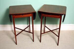 Pair Antique Edwardian Occasional / Bedside Tables | Ref. no. 01970 | Regent Antiques