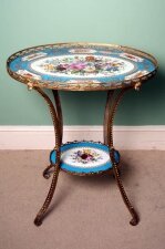 Unusual Oval Sevres Porcelain & Ormolu Occasional Table | Ref. no. 01982 | Regent Antiques