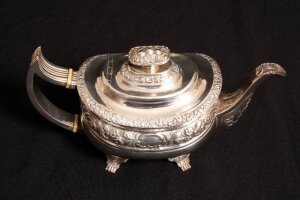 Antique English Georgian Silver Teapot London 1822 | Ref. no. 02030a | Regent Antiques