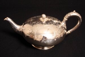 Antique Victorian silver plated teapot C1860 | Ref. no. 02034 | Regent Antiques