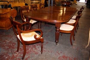 Antique Victorian Flame Mahogany Extending Dining Table | Ref. no. 02065 | Regent Antiques