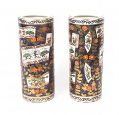 Pair Japanese Imari Hand Painted Porcelain Vases | Ref. no. 02111 | Regent Antiques