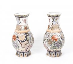 Pair Japanese Imari Hand Painted Porcelain Vases | Ref. no. 02114 | Regent Antiques